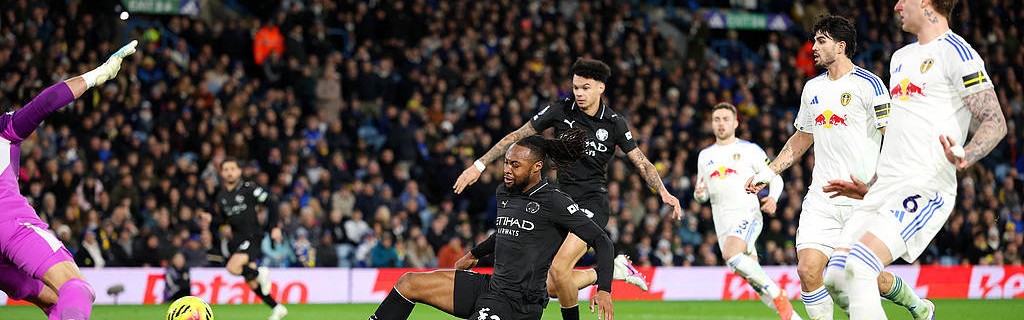 英超-塞梅尼奥制胜球哈兰德缺阵 曼城1-0利兹联迎6连胜