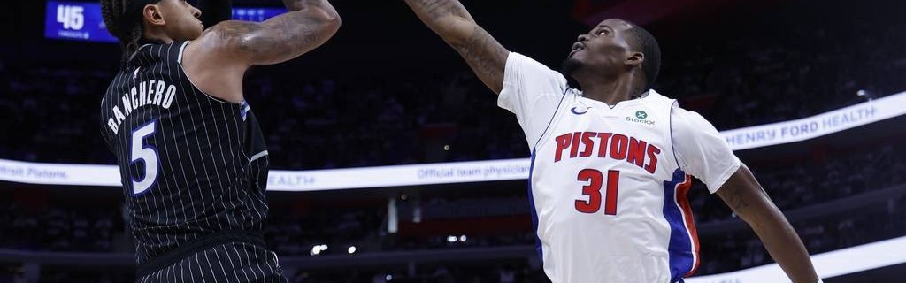 班凯罗23+9贝恩卡特双17+6+5 坎宁安39分魔术胜活塞1-0