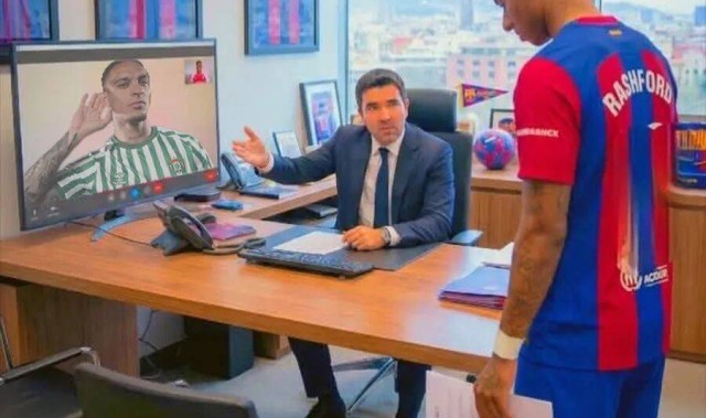 巴萨巨头再会晤拉什福德兄长，或要求逼宫曼联！拉爵难卖3000万以上