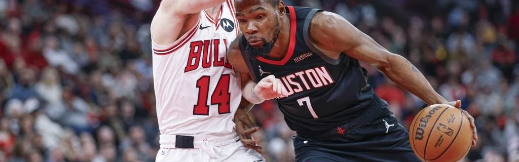 杜兰特空砍40分申京33+13+10 谢泼德13分火箭不敌公牛