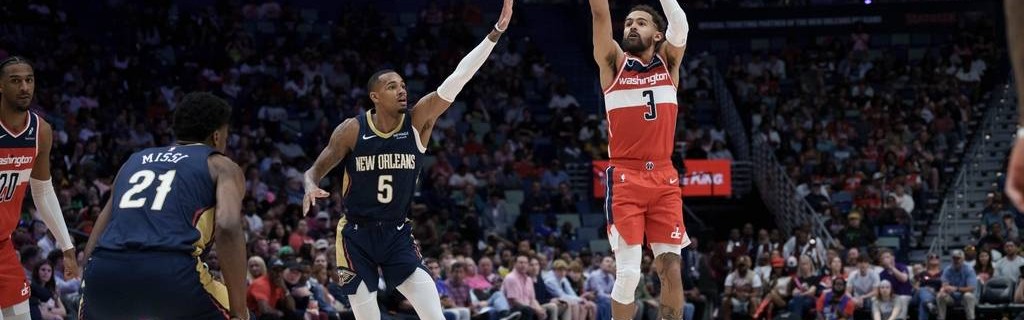 墨菲三世24分特雷杨17分 鹈鹕大胜奇才